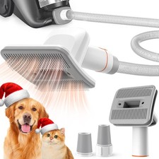 Dog Brush Vacuum Attachment Pet Grooming Tool for Dogs &Cats Vacuum Not included