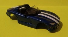 TYCO 1999 DODGE VIPER R/T BLU/WHT HO SLOT CAR BODY MINT NEW Out Of Pkg NOS