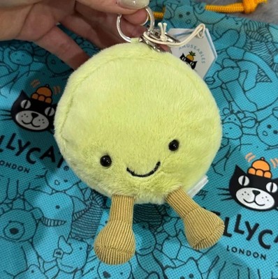 Jellycat Amuseables Max Macaron Plush Toy Pistachio Green Cute Collectible Gift