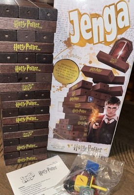 Harry Potter Jenga Stacking Game Wizarding World Hardwood 2021 Brand New Cond A5