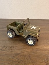 Vintage Antique TONKA Steel Military Army Jeep Single Star - Rare