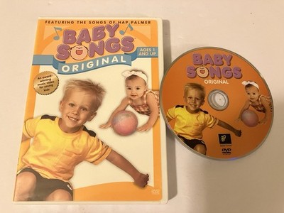 BABY SONGS ORIGINAL DVD 2003 HAP PALMER PIGGY TOES TO YOUR NOSE RUB A DUB HAPPY
