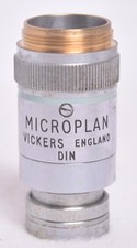 Vickers Microplan Objective Optics Microscope Lens 40/0-65 DD0534