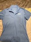 Sport-Tex Lifetime Healthy Way Of Life Polo Shirt Womens Medium Light Blue — photo 7