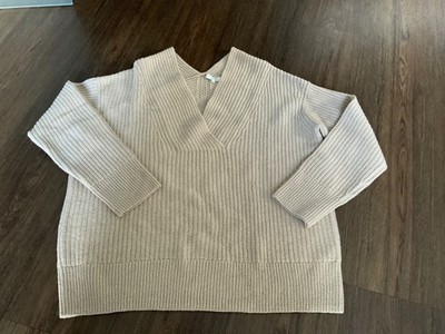 vince. Pullover beige Gr. M Wollmischung NEU