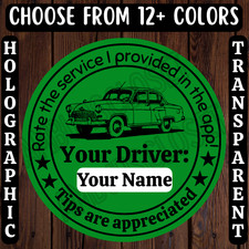 40 DOORDASH UberEATS Grubhub STICKERS 2" ROUND LABELS Contactless INSTACART