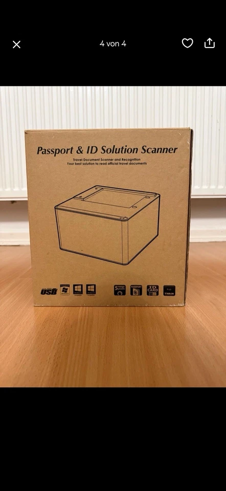 Plustek Scanner SecureScan X100, Dokumentenscanner  - NEU - Bild 4 von 4