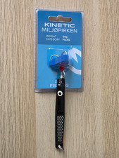 Kinetic Miljøpirken bleifreier Pilker 60g, mit Holofolie Schwarz (4 von 6)