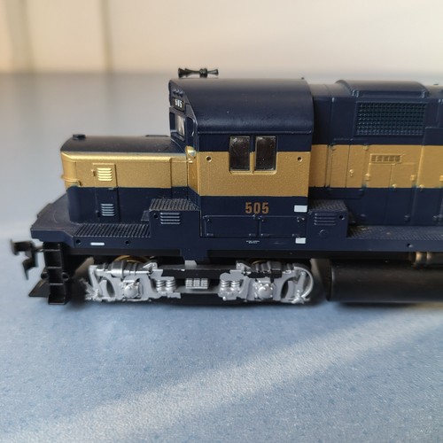 Locomotiva blu e oro "MONON" Lima Made In Italy - Foto 8 di 14