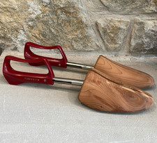 Vintage Florsheim Shoe Keepers Rochester Shoe Tree Co Red Split Toe 4 Cedar
