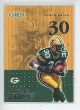 AHMAN GREEN 2002 SCORE IN THE ZONE THE NATIONAL /5   #D 4/5 SP   PACKERS