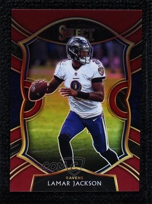 2020 Panini Select Concourse Maroon Prizm 124/149 Lamar Jackson #3 uk2