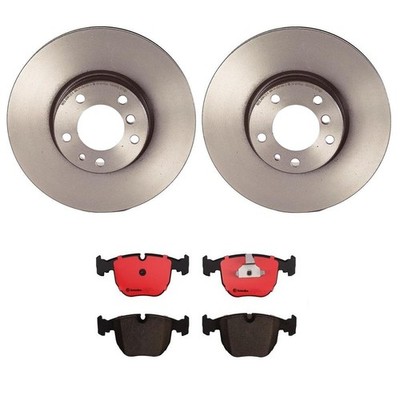 Brembo Front Brake Kit 324mm Disc Rotors & Ceramic Pad Set For BMW E38 E39 Base