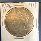 1926-P  Peace Dollar BU $1 Silver Coin Philadelphia Uncirculated Uncertified