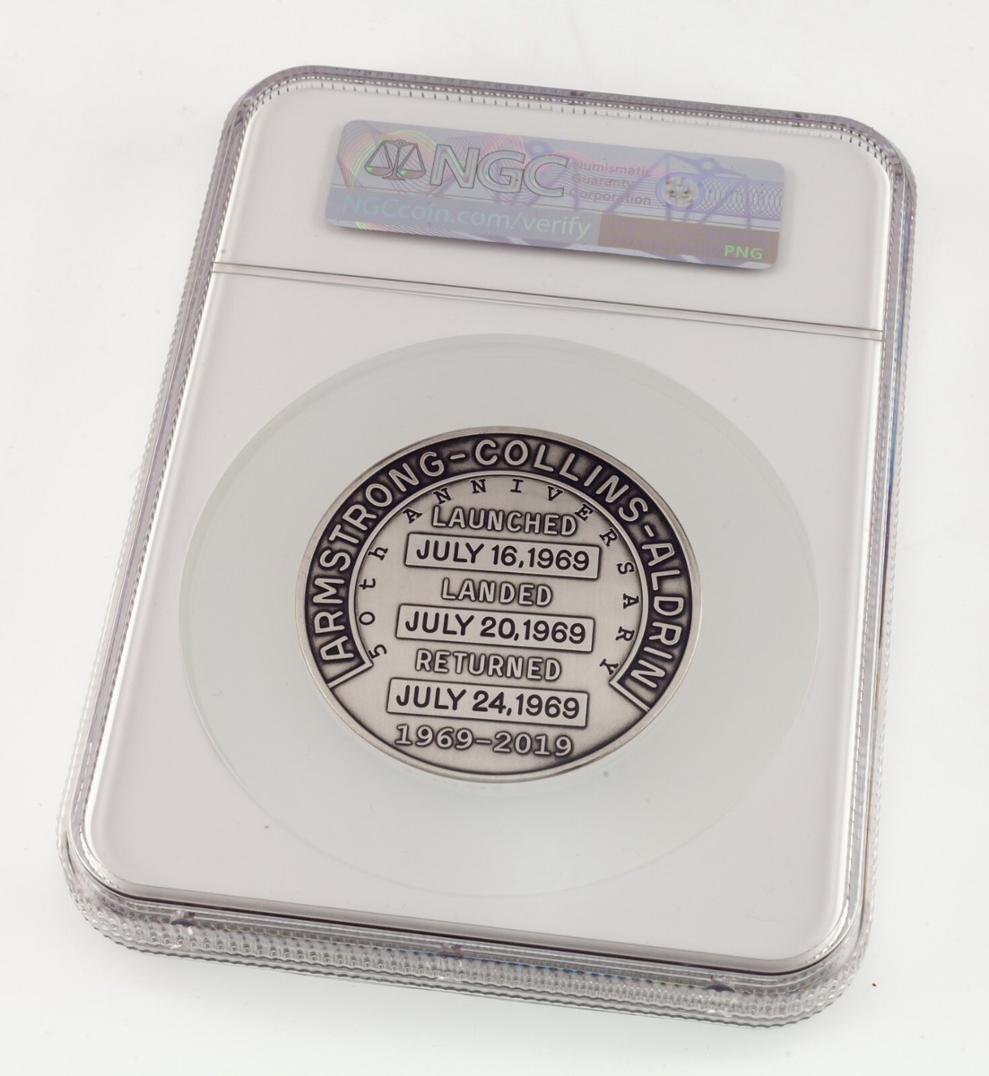 ★激レア★2019年アポロ11★50周年記念★MS70★銀貨★50c★PCGS ☆激レア☆2019年アポロ11☆50周年記念☆MS70☆銀貨☆50c☆PCGS