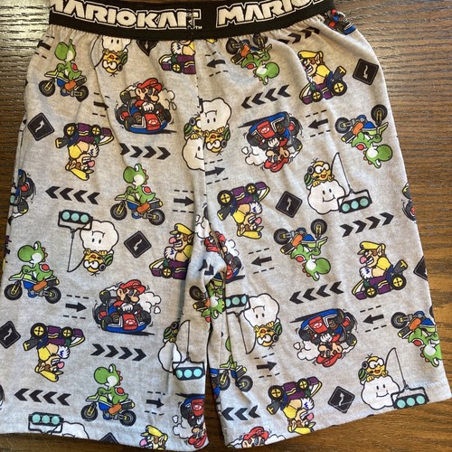 Boys Size 6-8 Pajama Shorts Lot Super Mario Bros Minecraft Summer Sleepwear Lot - Picture 13 of 14