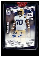 2022 Panini Chronicles Prestige Draft Picks Autograph Ed Ingram RC LSU Tigers