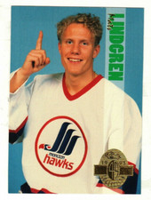 1993 FOUR SPORT CLASSIC GOLD HOCKEY CARD - MATS LINDGREN #198