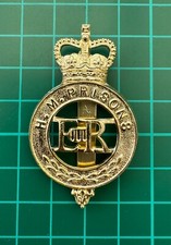 H,M Prisons Queens Crown Anodised Cap Badge BB-123