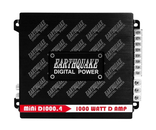 Earthquake Sound MiNi D1000.4 (Gen 2) Stereo Class D 4-Channel Car Amplifier,... - Picture 8 of 10