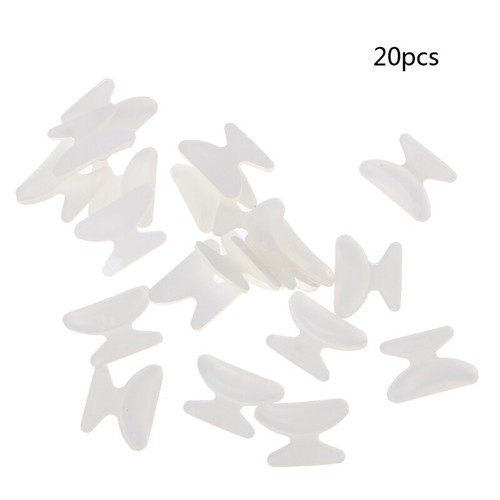 10 Kits Upgraded Eyeglasses Nose Pads Won for t Squeeze Nose Bridge Soft Silicon - Picture 9 of 12