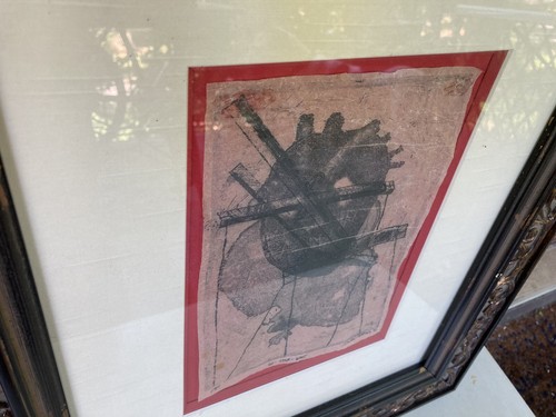 Signed ~Original Painting+Wood Frame 20 X 18 Artist Proof 1991 - Picture 2 of 5
