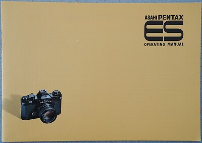 ASAHI PENTAX ES Operating Manual (looks like new!), Anleitung Englisch