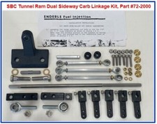 Dual Carb Linkage Kit Chevy Enderle Edelbrock Holley Tunnel Ram Bbc Sbc Usa-made Dual Carb Linkage Kit Chevy Enderle Edelbrock Holley Tunnel Ram Bbc Sbc Usa-made