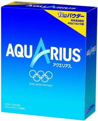 AQUARIUS / POCARI SWEAT Japanese Sports Drink Mix Powder 1 Box