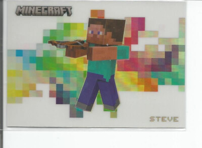 2024 PANINI MINECRAFT STEVE COLOR BLAST #7  ULTRA RARE