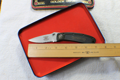 Smith & Wesson ~ 50th Anniversary Lock Blade  Knife 2002