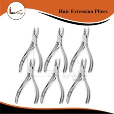6 Hair Extensions Pliers 5"Plier For Bond Removal  Fitting Tool Stainless Steel