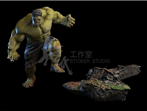 Hulk 3D Printing Unpainted Figure Model GK Blank Kit New Hot Toy In Stock - Picture 4 of 9