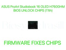 ASUS ProArt Studiobook 16 OLED H7600HM, ADMIN NO PASSWORD FIRMWARE BIOS CHIP