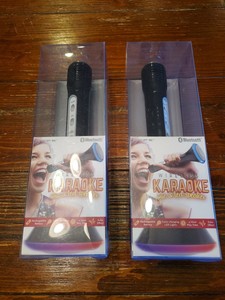 hype wireless karaoke mic and led speaker