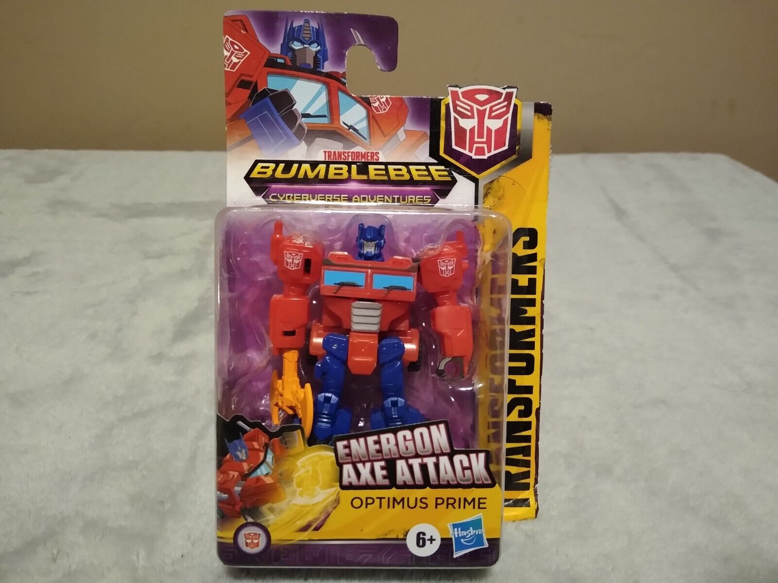 Transformers Toys Cyberverse Action Attackers Scout Class Optimus Prime Action
