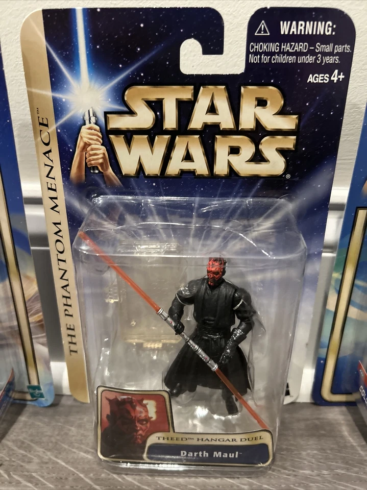 LOTE DE 11 FIGURAS STAR WARS 2003 Darth Maul Qui-gon Jinn Vader Luke Lando Han Foto 3 de 4