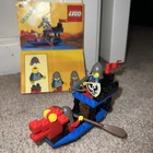 LEGO 6018 Castle Black Knights Battle Dragon  100% Complete w/ instructions 1990