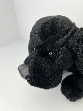 Black Lab Plush Stuffed Animal Toy Puppy Ganz Webkinz HM136 No CODE 9 Inch