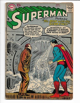 SUPERMAN 117 - VG 4.0 - LEX LUTHOR - LOIS LANE - PERRY WHITE (1957)