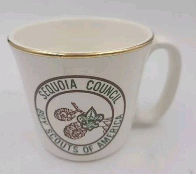 Vintage Sequoia Council Boy Scouts of America Coffee Mug California Scouting