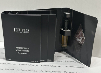 4x Initio Parfums Addictive Vibration Eau de Parfum EDP Sample Spray .05oz 1.5ml