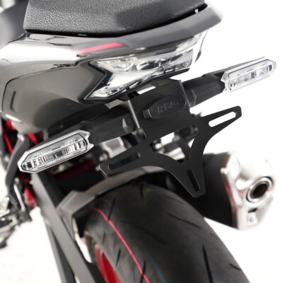 Kennzeichenhalter KAWASAKI Z 900 2017-2024 / Z H2 2020-2024 (LP0360BK) R&G Ra...