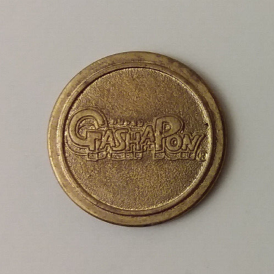 Gashapon Capsule Toys Vending Machine Coin Gold Tone Token 22mm | eBay