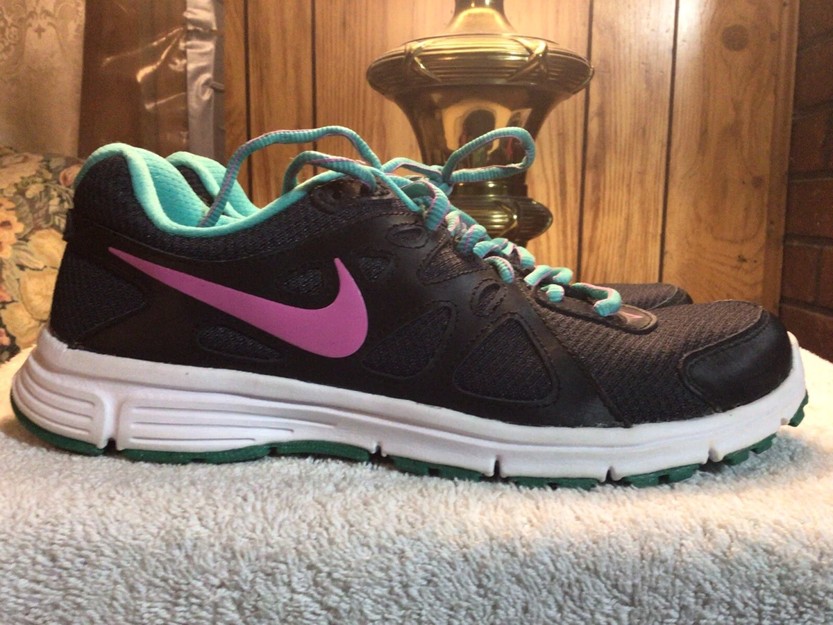 Nike revolution 2 black sales