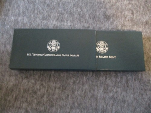 1994-P US VETERANS COMMEMORATIVE 3 COIN SILVER DOLLAR SET - PROOF w/BOXES + CERT - Picture 17 of 24