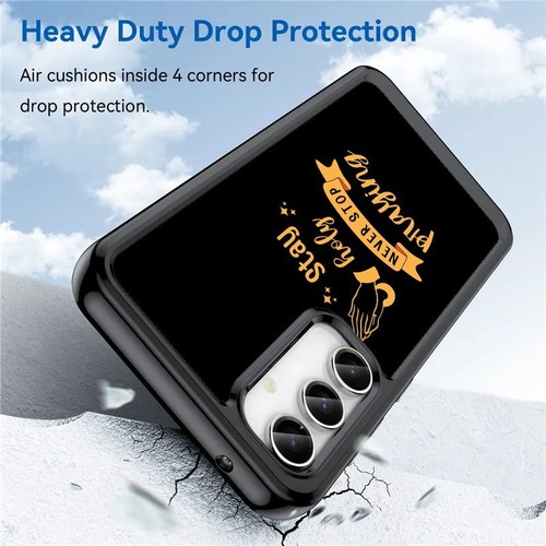 For Samsung S7 S8 S9 S10 S20 Plus Lite Durable Case Christian Never Stop Praying - 第 19/25 張圖片