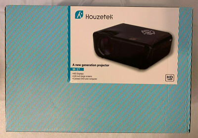 Houzetek M-17 Projector - Multimedia Home Video Projector - New Free Ship! 