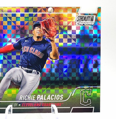 2022 Stadium Club Chrome Richie Palacios Rookie X Fractor Refractor Guardians - Picture 4 of 12
