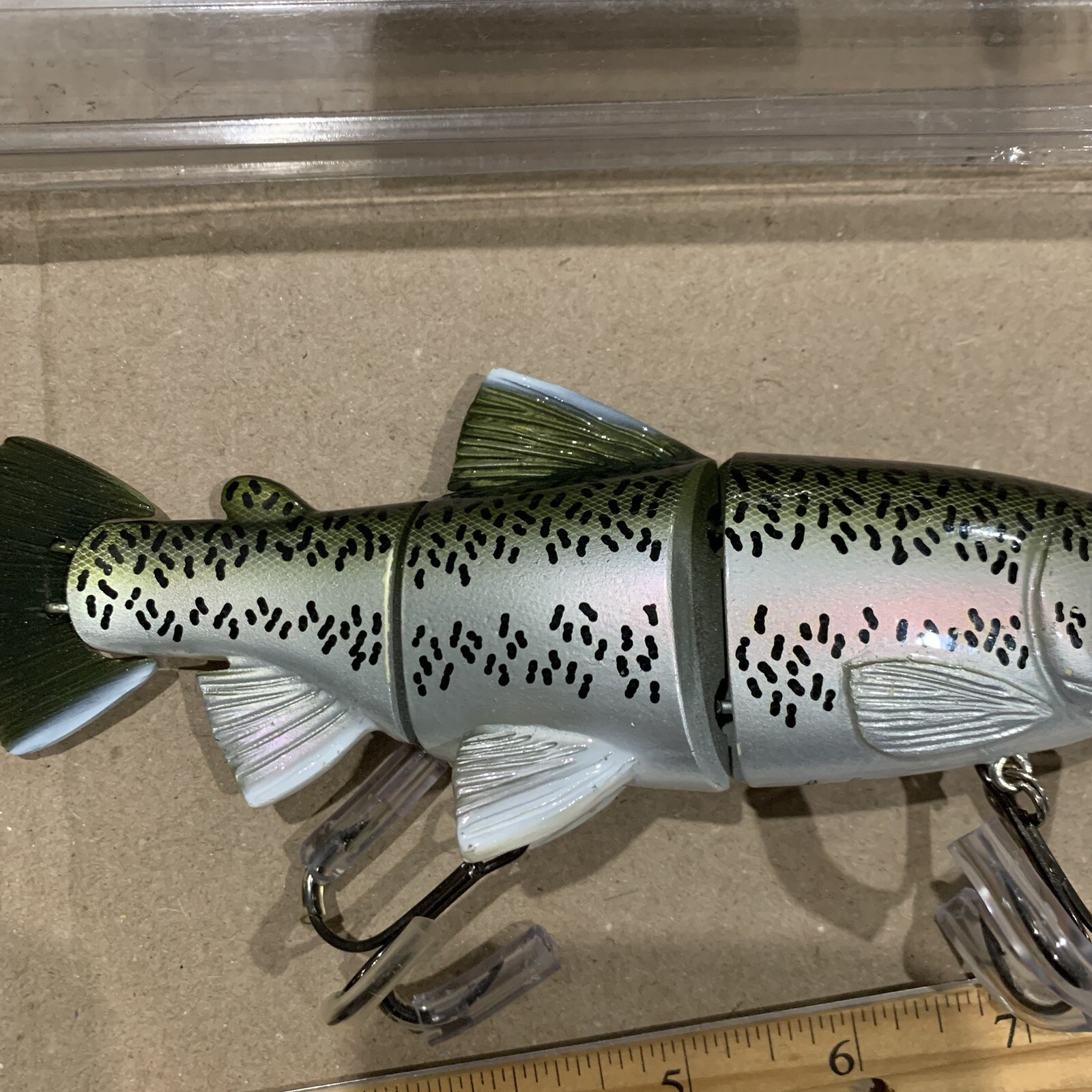 Jerry Rago Raptor Hardbait 8”  Swimbait Lightly Used - Image 5